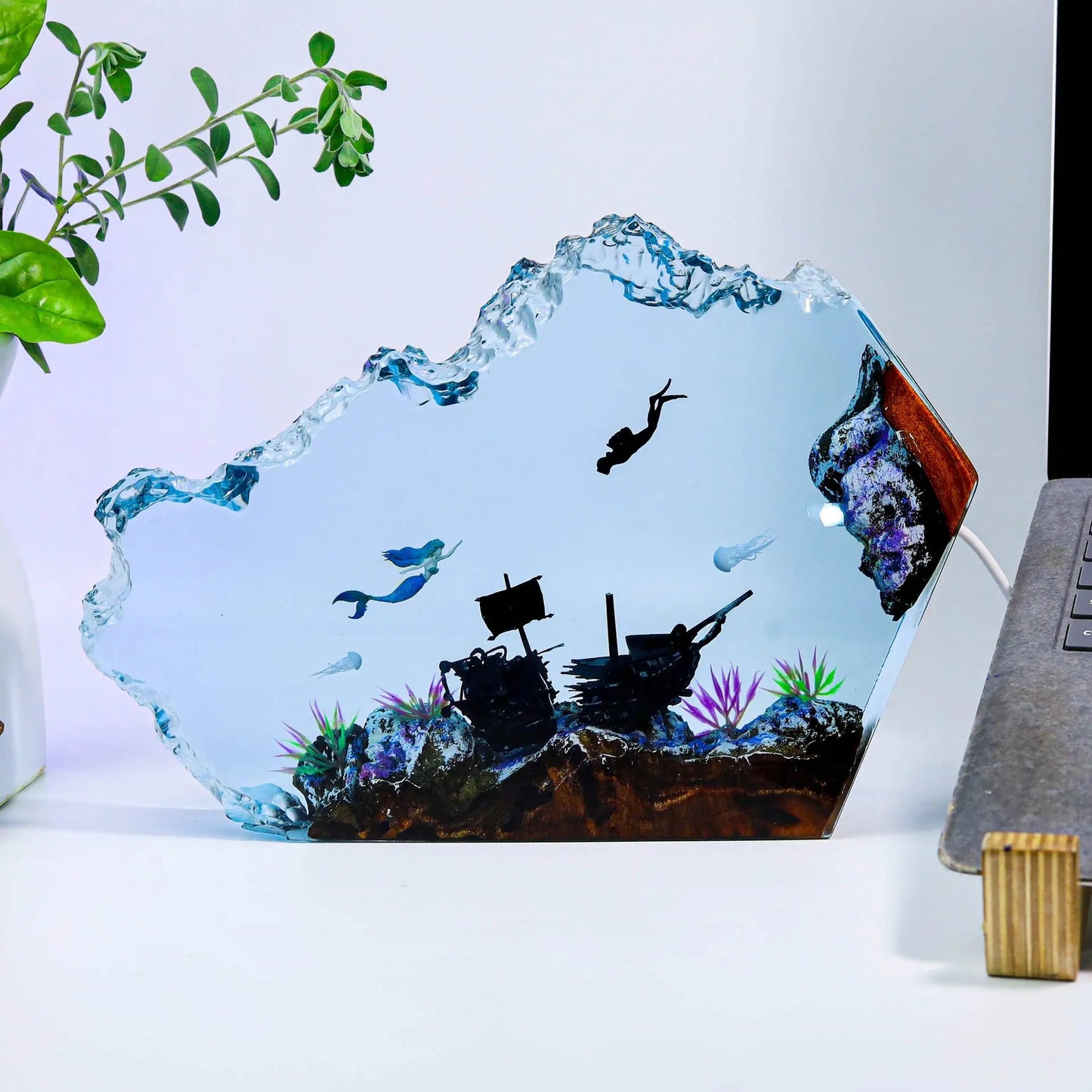 Seascape Scene Sculpture