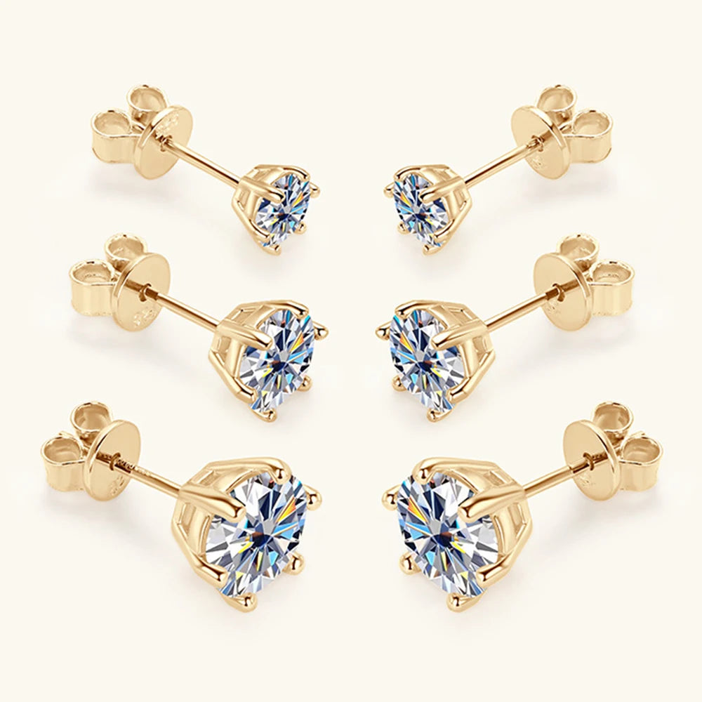 Brilliant Moissanite Earrings