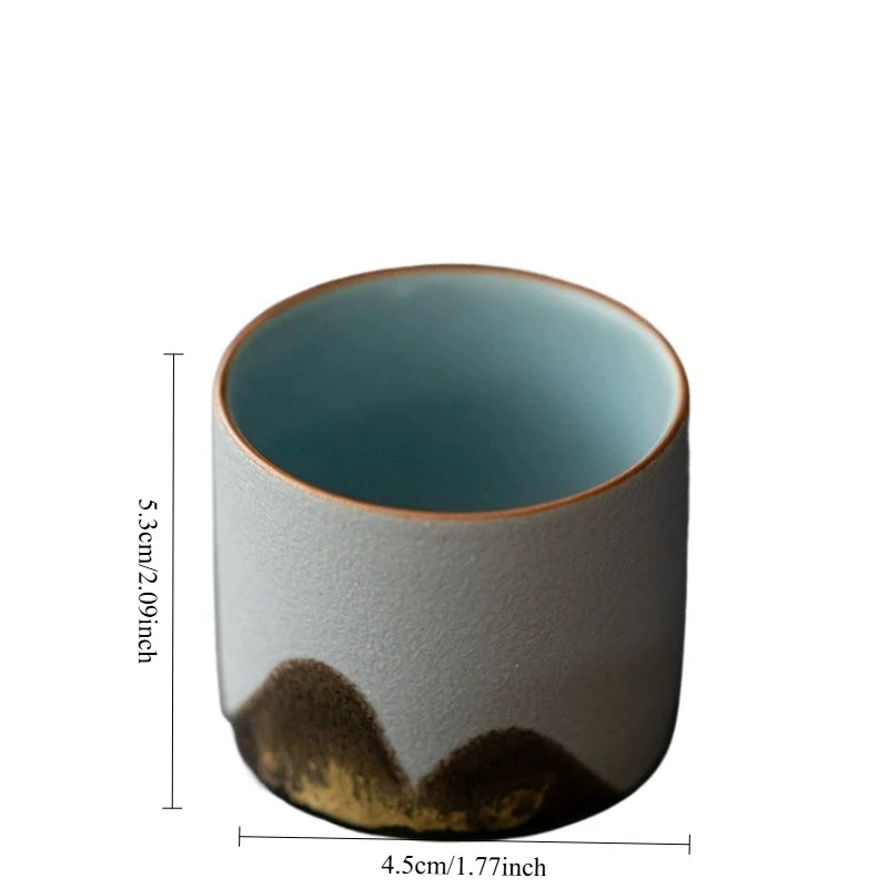 Handpainted Ceramic Teacup