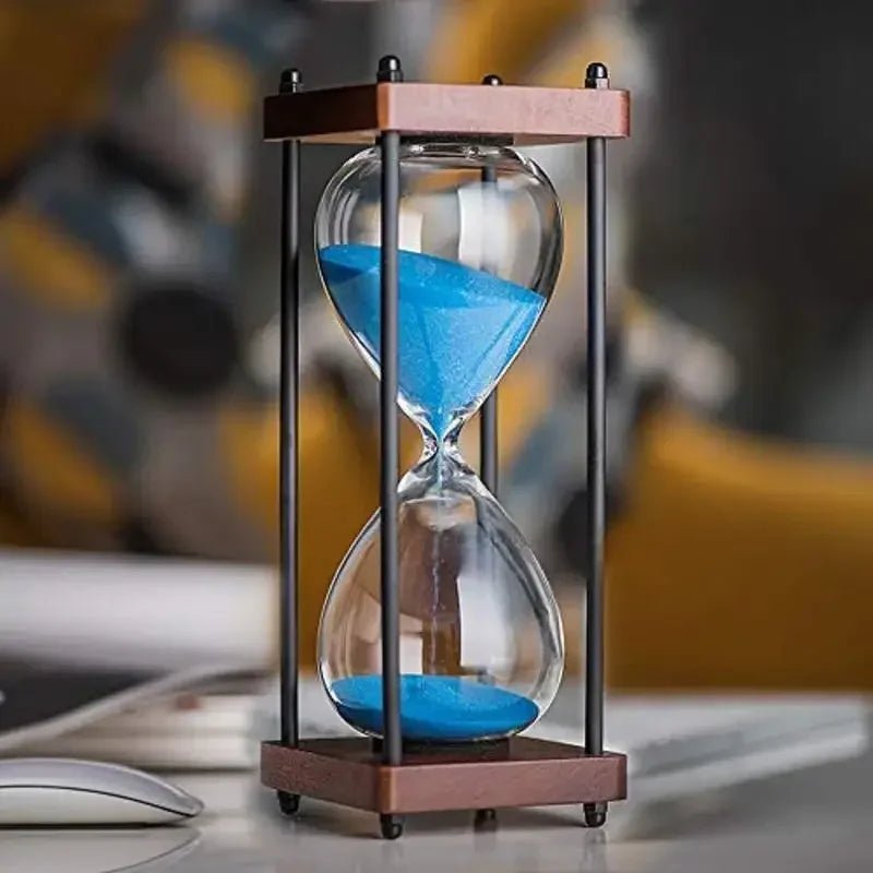 Elegant Hourglass Clock