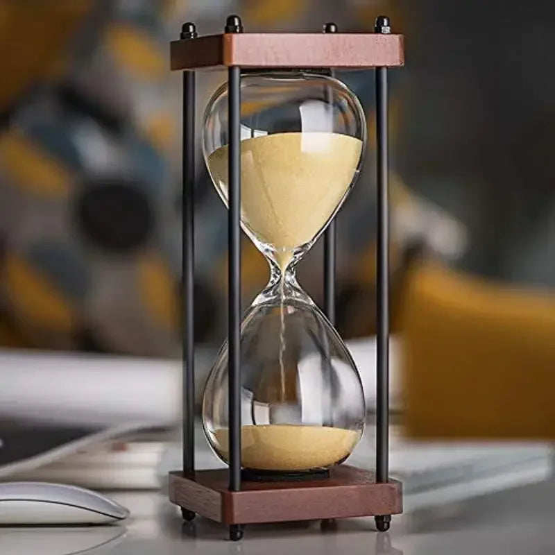 Elegant Hourglass Clock