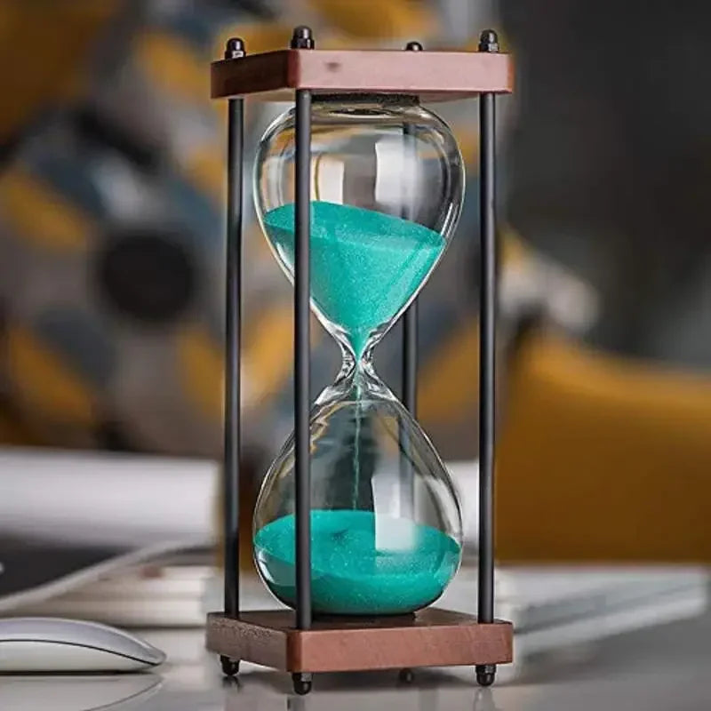 Elegant Hourglass Clock