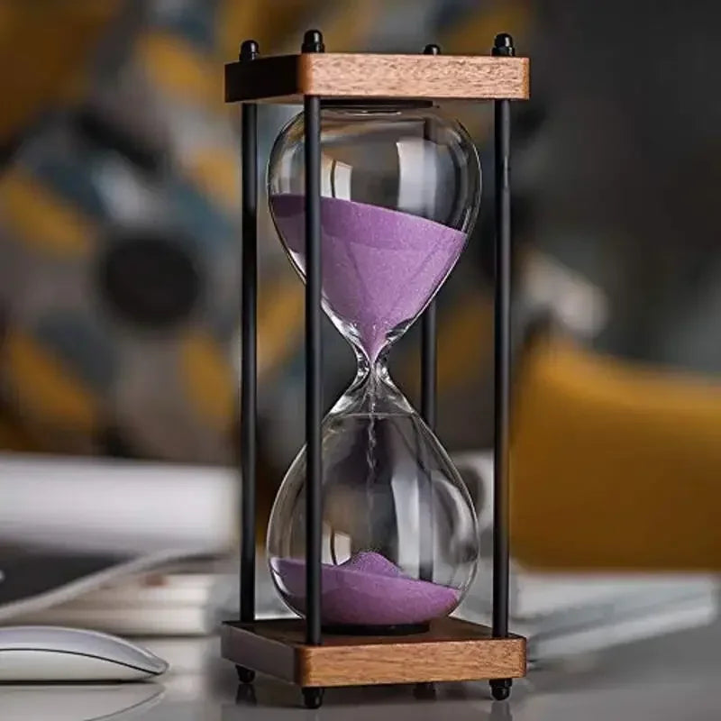Elegant Hourglass Clock