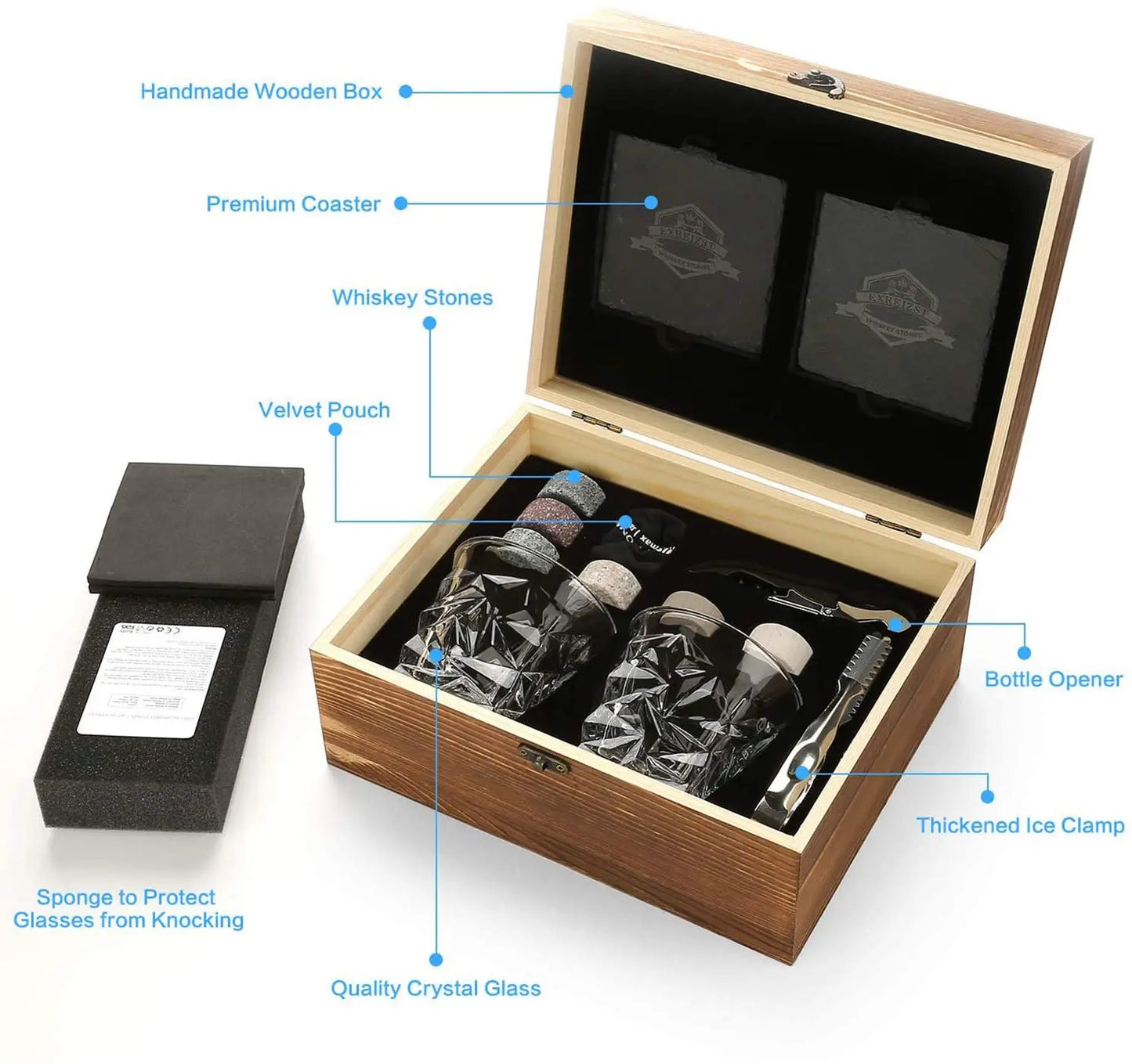 Whiskey Stones Set
