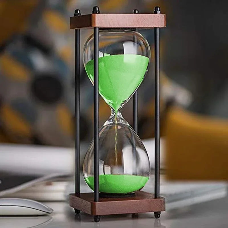 Elegant Hourglass Clock