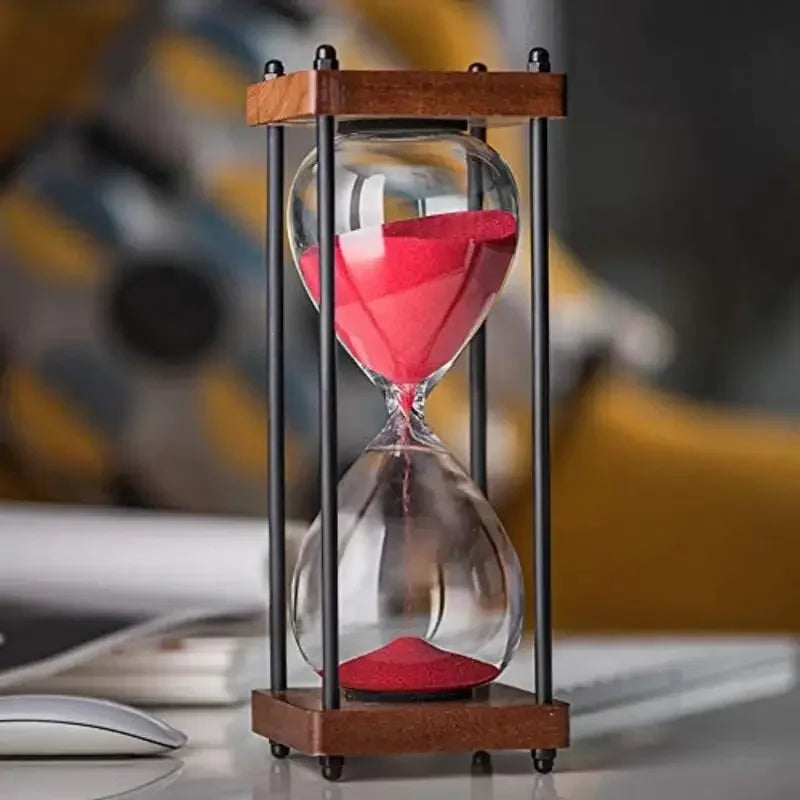 Elegant Hourglass Clock