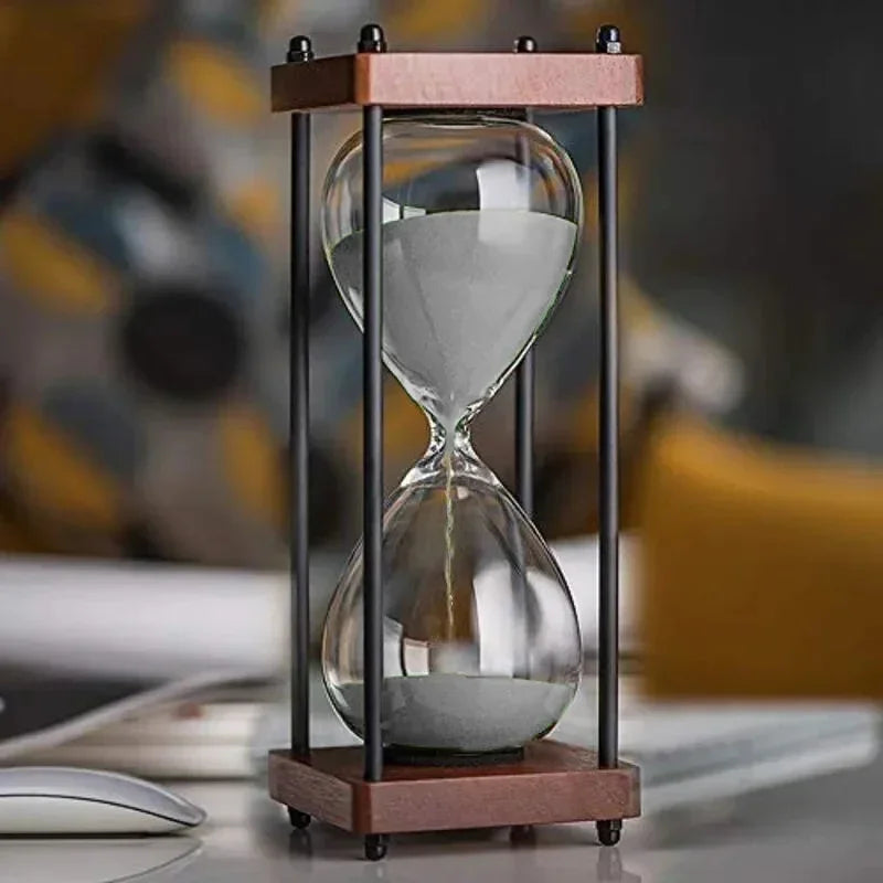 Elegant Hourglass Clock