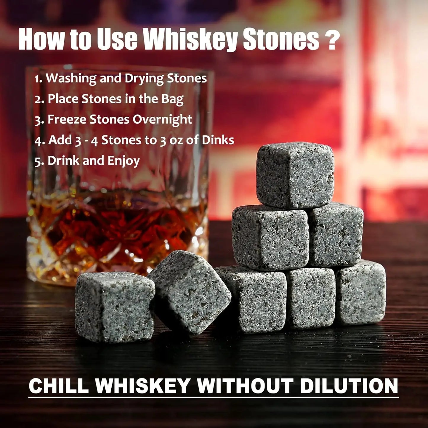 Whiskey Stones Set