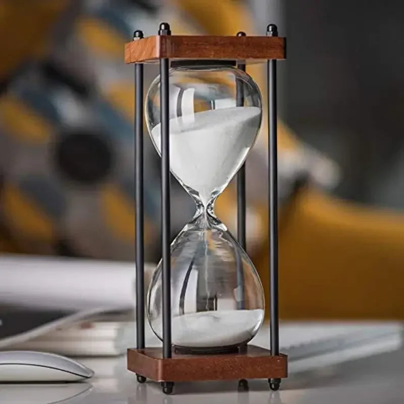 Elegant Hourglass Clock
