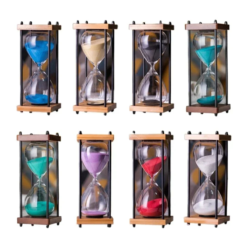 Elegant Hourglass Clock
