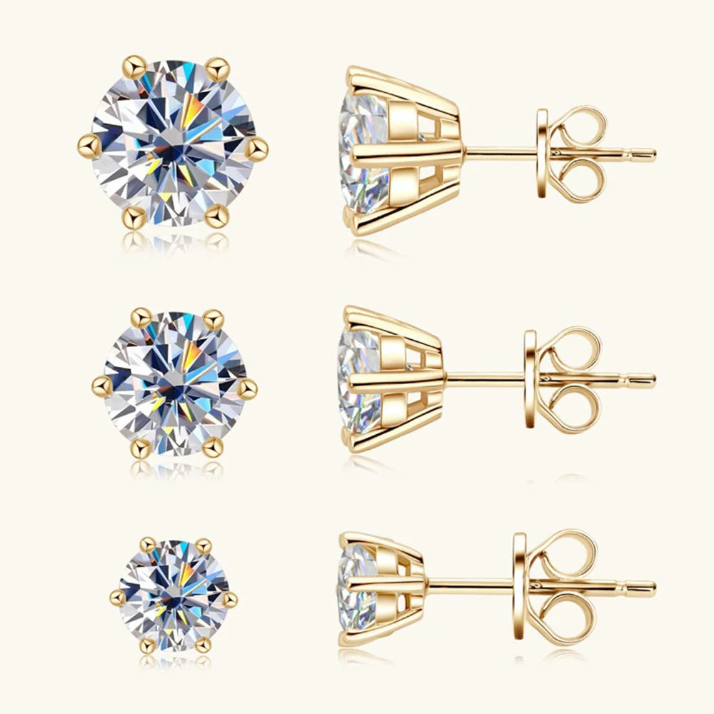 Brilliant Moissanite Earrings