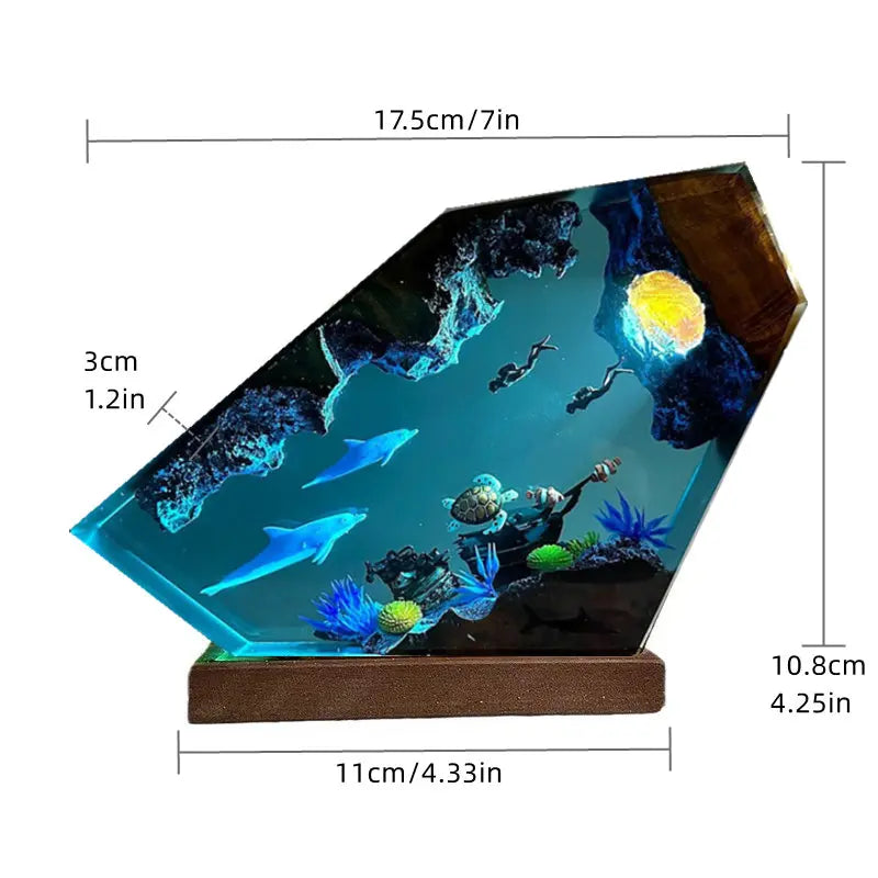 Seascape Scene Sculpture
