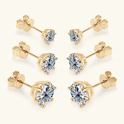 Brilliant Moissanite Earrings