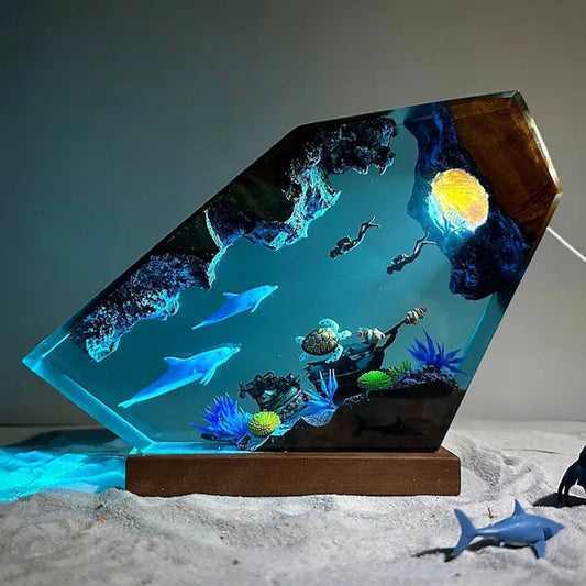 Seascape Scene Sculpture