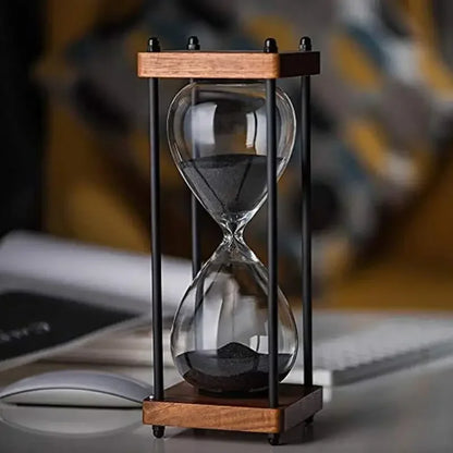Elegant Hourglass Clock
