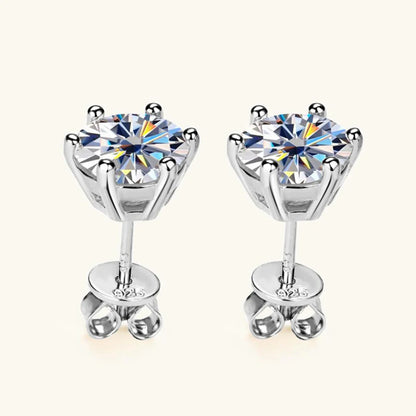 Brilliant Moissanite Earrings