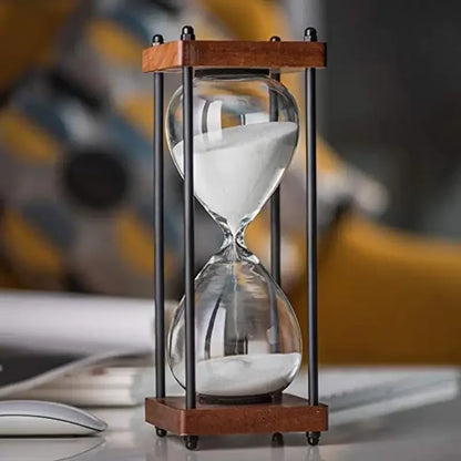 Elegant Hourglass Clock