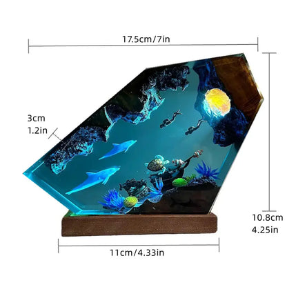 Seascape Scene Sculpture