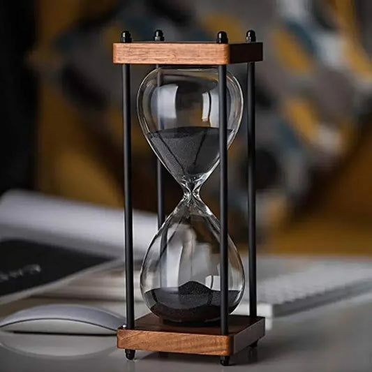 Elegant Hourglass Clock
