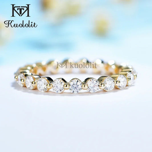 Gold Moissanite Ring